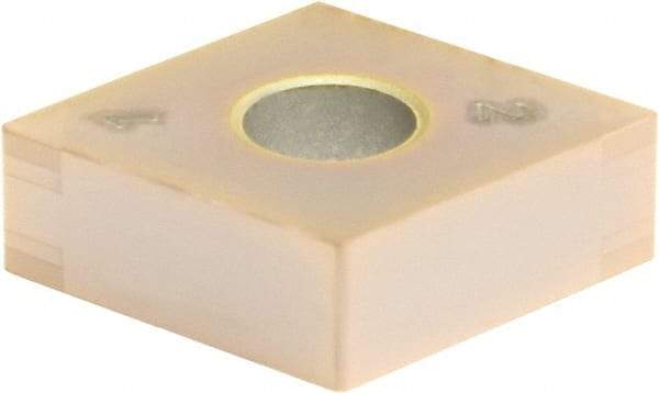 Sumitomo - 4NC-CNGA431 Grade BNC160 PCBN Turning Insert - TiN Finish, 80° Diamond, 1/2" Inscr Circle, 3/16" Thick, 1/64" Corner Radius - Americas Industrial Supply