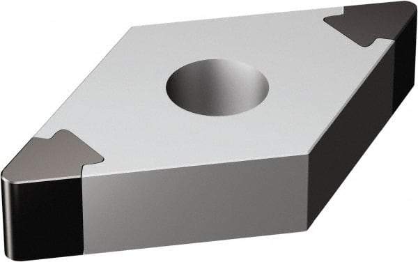 Sandvik Coromant - DNGA331 Grade 7025 CBN Turning Insert - Uncoated, 55° Diamond, 3/8" Inscr Circle, 3/16" Thick, 1/64" Corner Radius - Americas Industrial Supply