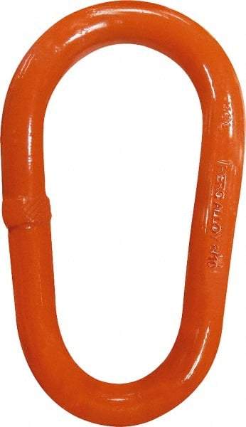 CM - 100 Grade Powder Coated Steel Pear Shape Master Link - 2-1/4" Diameter, 182,000 Lb Load Limit - Americas Industrial Supply