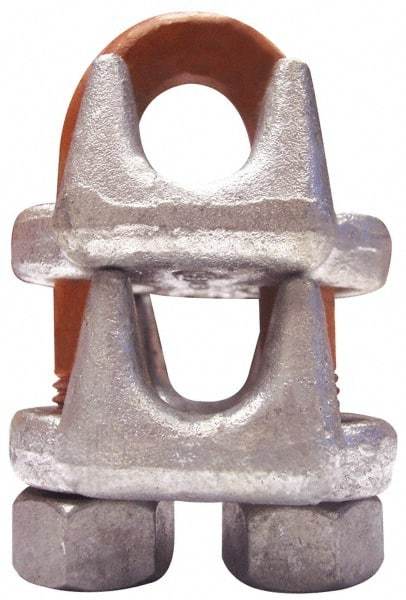 CM - 1-1/4" Piggyback Wedge Socket Clip - 7/8-9, 2.31" Between Centers, Galvanized - Americas Industrial Supply