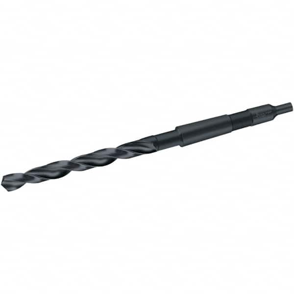 Walter-Titex - 20mm, 2MT 118° Point High Speed Steel Taper Shank Drill Bit - Oxide Finish, 140mm Flute Length, 238mm OAL, Spiral Flute, Series A4211 - Americas Industrial Supply