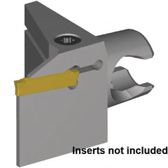 Kennametal - A4G0400M04P02GMP Insert, 30mm Head Length, 4mm Min Groove Width, Modular Grooving Blade Holder Head - Neutral Cut, System Size KM20, Series A4 - Americas Industrial Supply