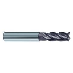 12mm Dia. - 83mm OAL - 3 FL Variable Helix Bright Carbide End Mill - Americas Industrial Supply