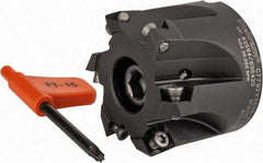 Kennametal - 2" Cut Diam, 0.059" Max Depth, 3/4" Arbor Hole, 6 Inserts, XD 09 Insert Style, Indexable Copy Face Mill - C7792VXD09-A2.00Z06R Cutter Style, 1.574" High, Through Coolant, Series 7792 - Americas Industrial Supply