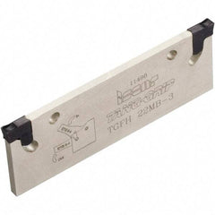 Iscar - 1.65mm Blade Width, 58mm OAL, Neutral Cut, Single End Indexable Cut-Off Blade - 11.5mm Max Depth of Cut, TGFH Blade, Tang-Grip Series - Americas Industrial Supply