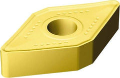 Sandvik Coromant - DNMM442 MR Grade 2025 Carbide Turning Insert - TiCN/AI2O3/TiN Finish, 55° Diamond, 1/2" Inscr Circle, 1/4" Thick, 1/32" Corner Radius - Americas Industrial Supply