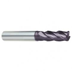 25mm Dia. - 121mm OAL - 4 FL Variable Helix Super-A Carbide End Mill - Americas Industrial Supply