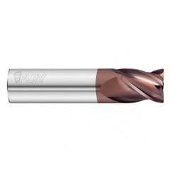 5/16 Dia. x 2 Overall Length 4-Flute .060 C/R Solid Carbide SE End Mill-Round Shank-Center Cut-FC20 - Americas Industrial Supply