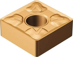 Sandvik Coromant - SNMG432 XM Grade GC15 Carbide Turning Insert - 90° Square, 1/2" Inscr Circle, 3/16" Thick, 1/32" Corner Radius - Americas Industrial Supply
