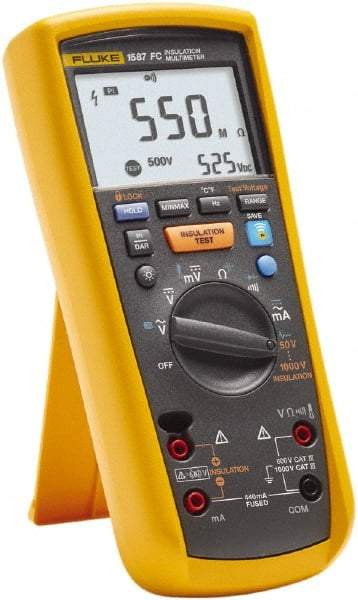 Fluke - 7 Piece, Digital Multimeter Kit - 1,000 Volt Max - Americas Industrial Supply