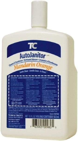 Technical Concepts - 562ml Mandarin Orange Automatic Urinal & Toilet Cleaner Dispenser Refills - For Use with 1793506, 1793507 - Americas Industrial Supply