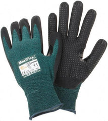 PIP - Size 2XL, ANSI Cut Lvl A2, Cut Resistant Gloves - Palm & Fingers Coated, Green/Black - Americas Industrial Supply