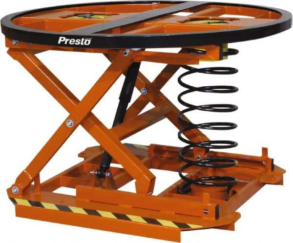 Presto Lifts - 4,500 Lb Capacity Steel Leveler - 43-5/8" Diam x 28" High - Americas Industrial Supply