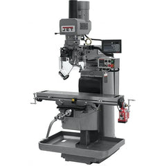 Jet - 10" Table Width x 50" Table Length, Electronic Variable Speed Control, 3 Phase Knee Milling Machine - 3 hp - Americas Industrial Supply