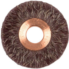 2″ Polyflex Encapsulated Small Diameter Crimped Wire Wheel, .014″ Steel Fill, 1/2″ Arbor Hole - Americas Industrial Supply