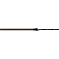 Harvey Tool - Ball End Mills; Mill Diameter (Inch): 1/64 ; Mill Diameter (Decimal Inch): 0.0150 ; Number of Flutes: 3 ; Length of Cut (Inch): 3/16 ; Length of Cut (Decimal Inch): 0.1870 ; Material: Solid Carbide - Exact Industrial Supply
