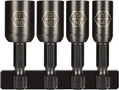 Montana - 4 Piece, Magnetic Nutsetter - 1/4" Drive - Americas Industrial Supply