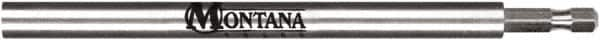 Montana - Slotted Screwdriver Bit - 1/4" Hex Drive, 6" OAL - Americas Industrial Supply