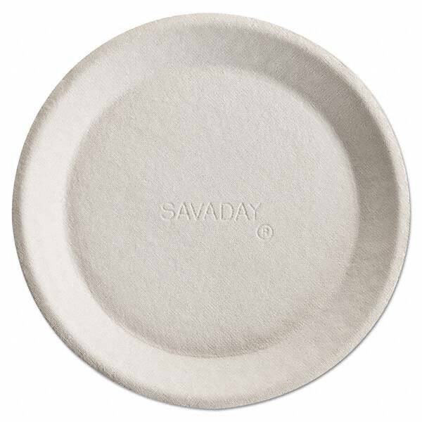 Chinet - Savaday Molded Fiber Plates, 10", Round, 500/Carton - Americas Industrial Supply