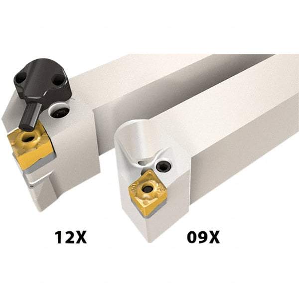 Iscar - PCLN, Left Hand Cut, 25mm Shank Height x 25mm Shank Width, Negative Rake Indexable Turning Toolholder - 150mm OAL, CNMX Insert Compatibility, Series Isoturn - Americas Industrial Supply