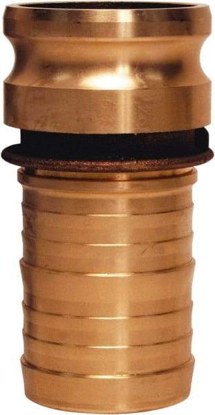Dixon Valve & Coupling - 3" Brass Cam & Groove Suction & Discharge Hose Male Adapter Hose Shank - Part E, 125 Max psi - Americas Industrial Supply