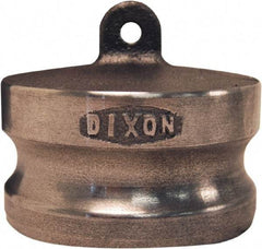 Dixon Valve & Coupling - 2" Malleable Iron Cam & Groove Suction & Discharge Hose Dust Plug For Use with Couplers - Part DP, 250 Max psi - Americas Industrial Supply