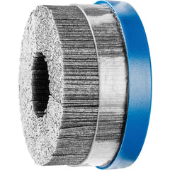 PFERD - Disc Brushes; Outside Diameter (Inch): 4 ; Grit: 80 ; Abrasive Material: Silicon Carbide ; Brush Type: Crimped ; Connector Type: Arbor ; Arbor Hole Size (Inch): 7/8 - Exact Industrial Supply