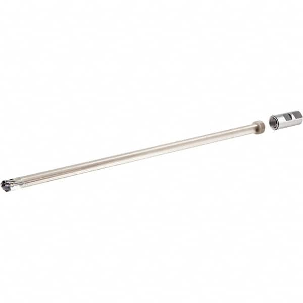 Iscar - 33 to 33.9mm Diam, 1.5xD, 50mm Max Drill Depth, 32mm Shank Diam, 147.5mm OAL, Replaceable Tip Drill - HFP-IQ Insert, 33 Seat Size, DFN Toolholder, Series ChamIOdrill - Americas Industrial Supply