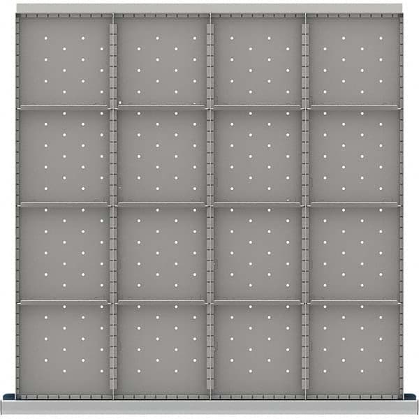 LISTA - 16-Compartment Drawer Divider Layout for 3.15" High Drawers - Americas Industrial Supply