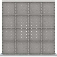 LISTA - 16-Compartment Drawer Divider Layout for 3.15" High Drawers - Americas Industrial Supply