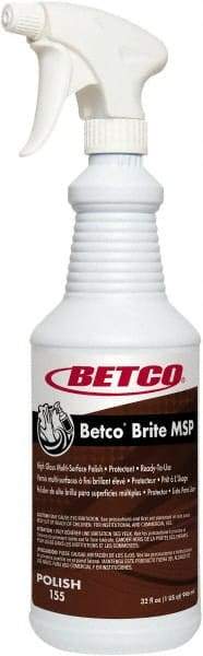 Betco - Liquid Furniture Polish - Lemon Scented, Plastic Bottle Container - Americas Industrial Supply