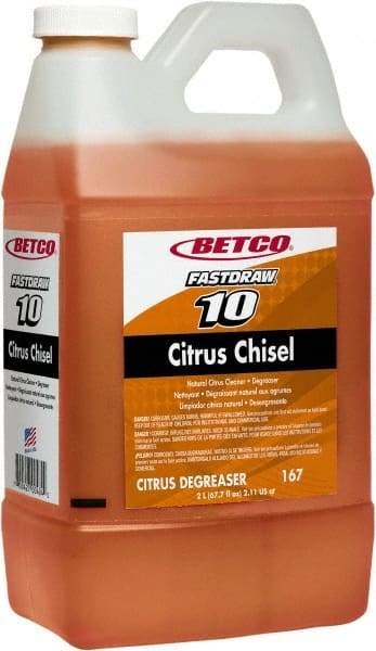 Betco - 2 L Bottle Cleaner/Degreaser - Liquid, Citrus - Americas Industrial Supply