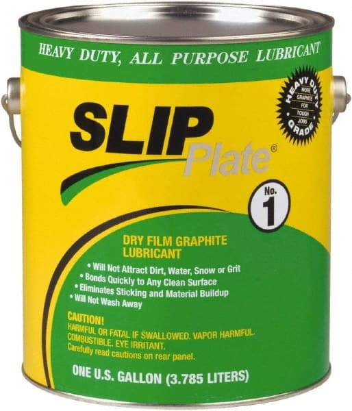 SLIP Plate - 1 Gal Can Lubricant - Black, -75°F to 450°F - Americas Industrial Supply