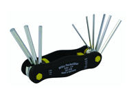 9 Piece - 5/64 - 1/4" - PocketStar Fold Out Hex Inch Set - Americas Industrial Supply