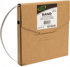 IDEAL TRIDON - Stainless Steel Banding Strap Roll - 1/2" Wide x 0.02" Thick - Americas Industrial Supply