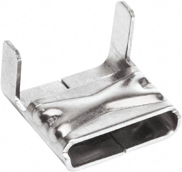 IDEAL TRIDON - Stainless Steel Banding Strap Buckle - 3/4" Wide x 0.02" Thick - Americas Industrial Supply