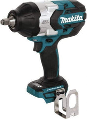 Makita - 1/2" Drive 18 Volt T-Handle Cordless Impact Wrench & Ratchet - 1,700 RPM, 750 Ft/Lb Torque, Lithium-Ion Batteries Not Included - Americas Industrial Supply