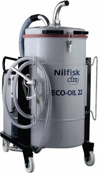 Nilfisk - 48 Gal, Painted Steel Tank, Wet, Machine Shop Vacuum Cleaner - 11.4 Amps - Americas Industrial Supply