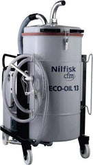 Nilfisk - 48 Gal, Painted Steel Tank, Wet, Machine Shop Vacuum Cleaner - 14.1 Amps - Americas Industrial Supply