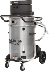 Nilfisk - 14 Gal, Painted Steel Tank, Dry, Machine Shop Vacuum Cleaner - 13.3 Amps - Americas Industrial Supply