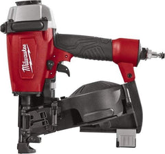 Milwaukee Tool - 1-3/4" Nail Length, 2-1/2 to 3.8mm Nail Diam, 0.12 Gauge Roofing Air Nailer - Americas Industrial Supply