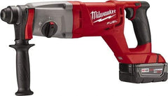 Milwaukee Tool - 18 Volt 1" SDS Plus Chuck Cordless Rotary Hammer - 0 to 4,400 BPM, 0 to 1,500 RPM, Reversible - Americas Industrial Supply