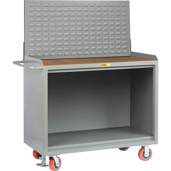 Little Giant - 3,600 Lb Capacity Mobile Service Bench - 53" Wide x 24" Deep x 43" High, Steel, Gray - Americas Industrial Supply