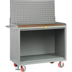 Little Giant - 3,600 Lb Capacity Mobile Service Bench - 41" Wide x 24" Deep x 43" High, Steel, Gray - Americas Industrial Supply
