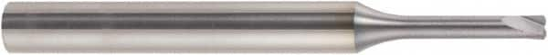 Niagara Cutter - 3/32", 2 Flute, Single End, Solid Carbide, 0.0111" Corner Radius End Mill - 2" OAL, 0° Helix, 0.15mm LOC - Americas Industrial Supply