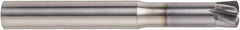 Niagara Cutter - 1/2", 5 Flute, Single End, Solid Carbide, 0.0614" Corner Radius End Mill - 3-1/2" OAL, 0° Helix, 0.51mm LOC, 1-1/2" Extended Reach - Americas Industrial Supply