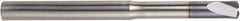 Niagara Cutter - 1/2", 2 Flute, Single End, Solid Carbide, 0.0614" Corner Radius End Mill - 3-1/2" OAL, 0° Helix, 0.51mm LOC - Americas Industrial Supply