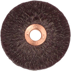 3″ Polyflex Encapsulated Small Diameter Crimped Wire Wheel, .014″ Steel Fill, 1/2″ Arbor Hole - Americas Industrial Supply