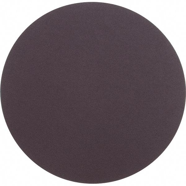 Superior Abrasives - 12" Diam, 100 Grit Aluminum Oxide Adhesive PSA Disc - Fine Grade, Brown, Cloth Backing, Flexible - Americas Industrial Supply