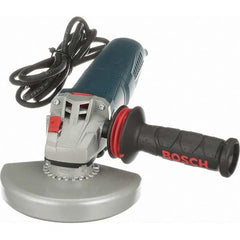 Bosch - 6" Wheel Diam, 9,300 RPM, Corded Angle & Disc Grinder - 5/8-11 Spindle, 120 Volts, 13 Amps - Americas Industrial Supply